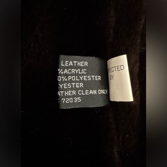 Women’s Adler Collection Brown Suede LeatherJacket with Faux Fur Trim #223 - Picture 6 of 6